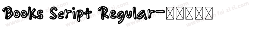 Books Script Regular字体转换